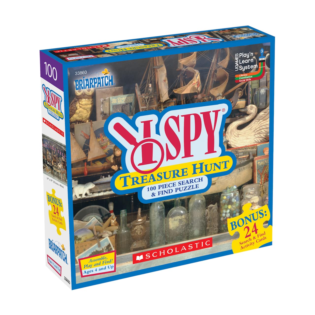 I Spy Treasure Hunt Search & Find Puzzle: 100 Pcs